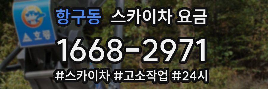 항구동 스카이차 요금