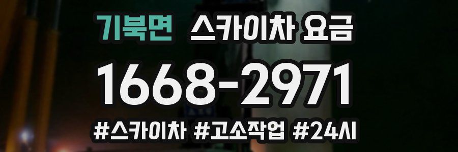 기북면 스카이차 요금