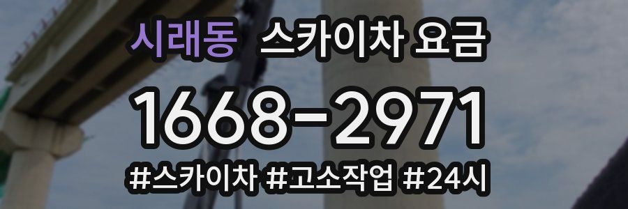 시래동 스카이차 요금