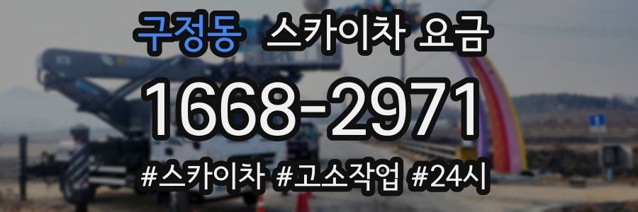 구정동 스카이차 요금