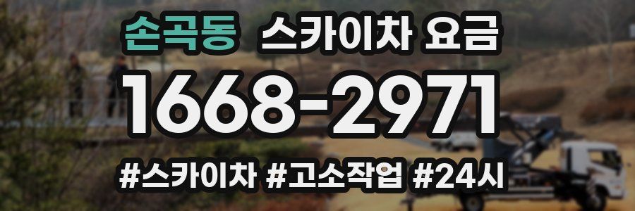 손곡동 스카이차 요금