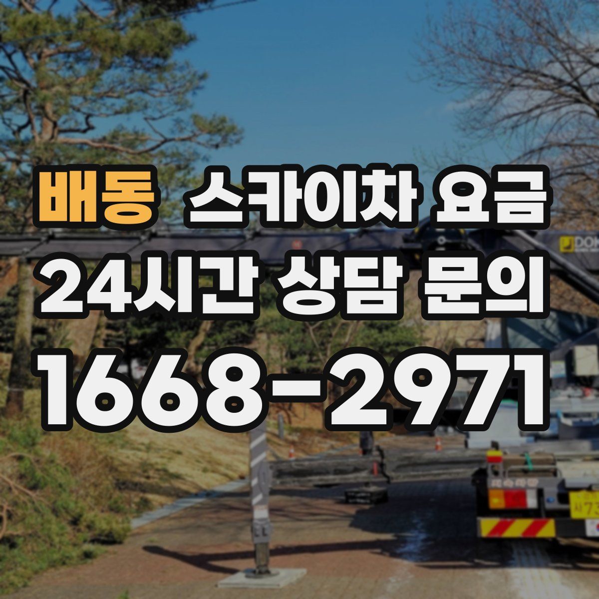 배동 스카이차 요금