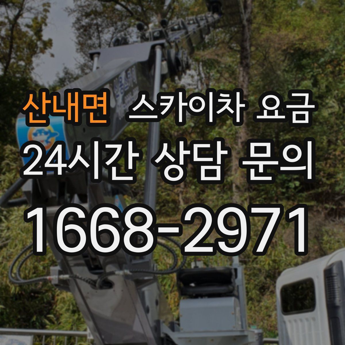 산내면 스카이차 요금