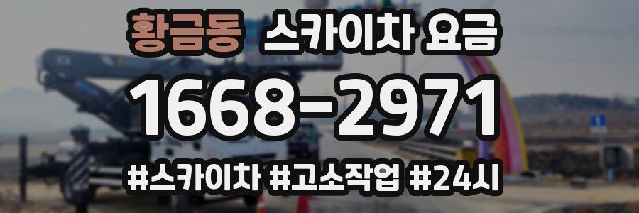 황금동 스카이차 요금