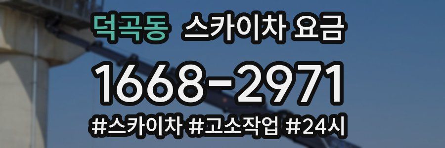 덕곡동 스카이차 요금
