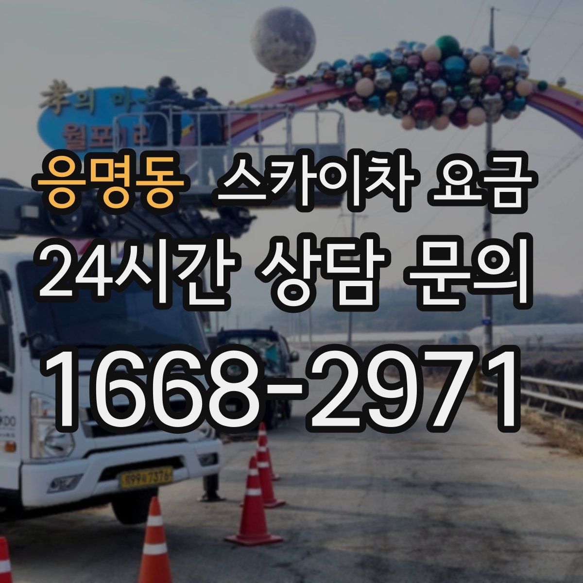 응명동 스카이차 요금