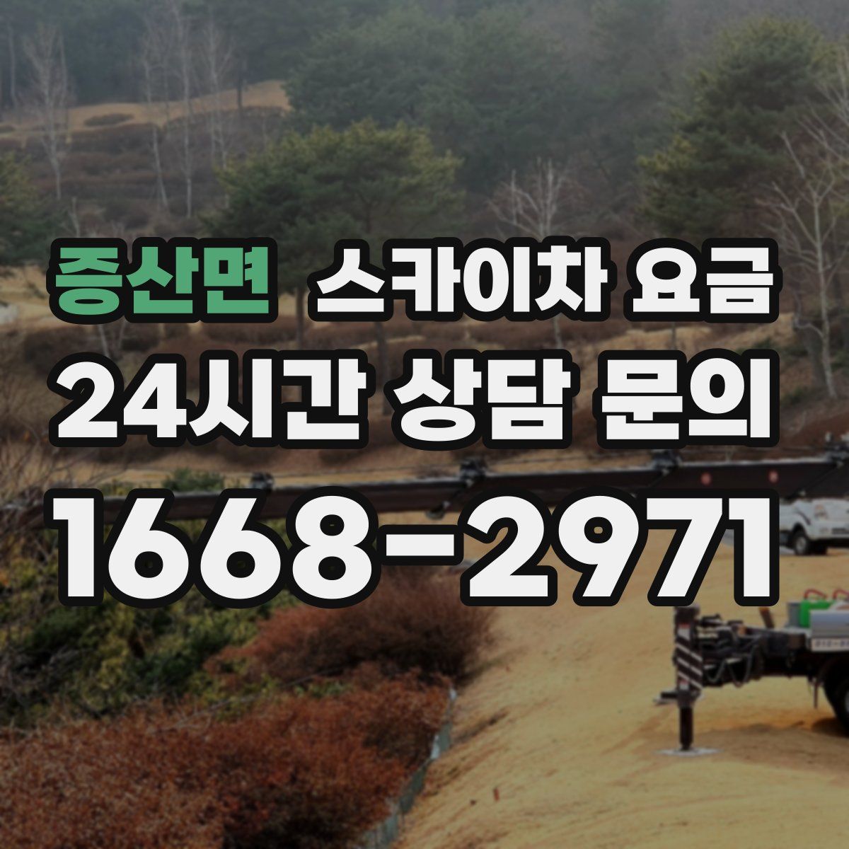 증산면 스카이차 요금