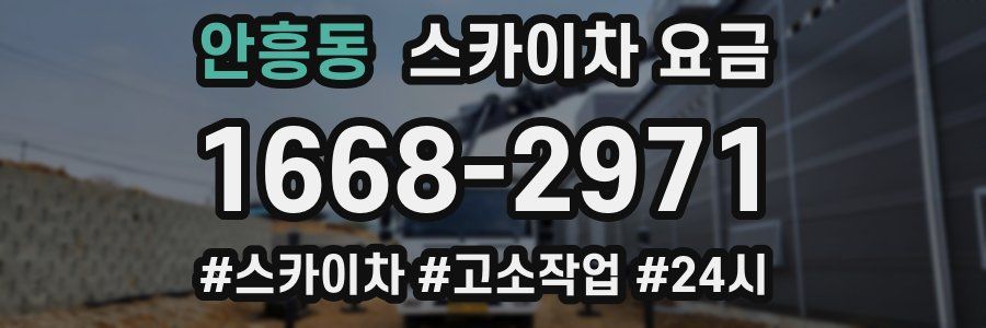 안흥동 스카이차 요금