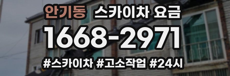 안기동 스카이차 요금