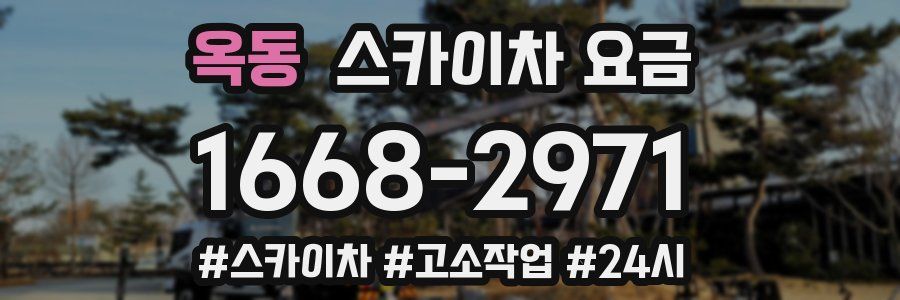 옥동 스카이차 요금