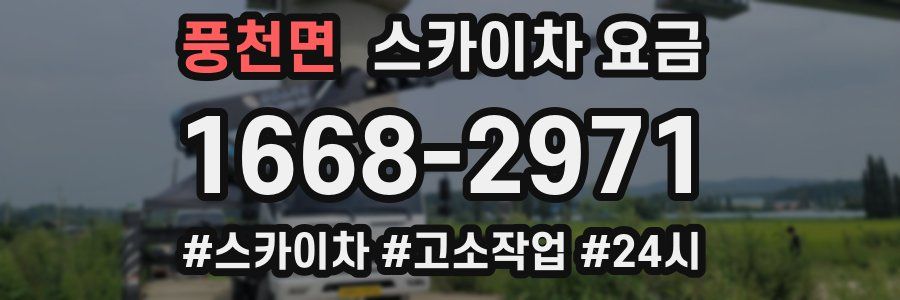 풍천면 스카이차 요금