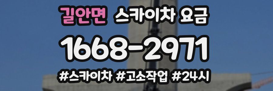 길안면 스카이차 요금