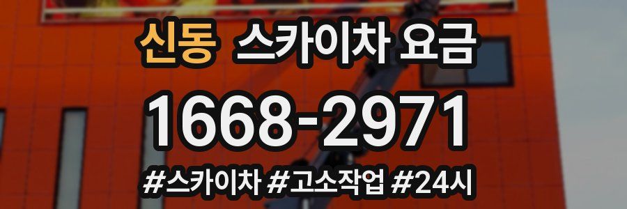 신동 스카이차 요금