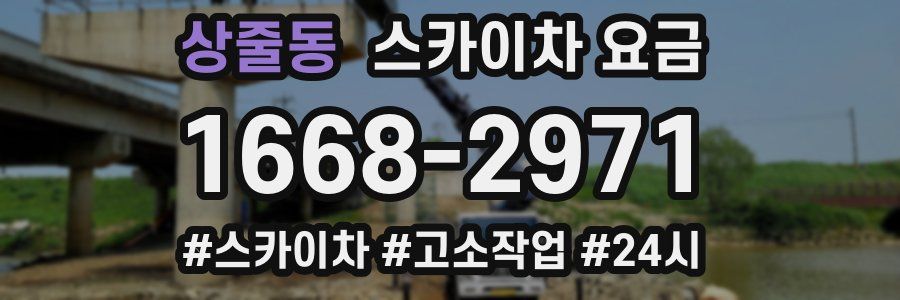 상줄동 스카이차 요금