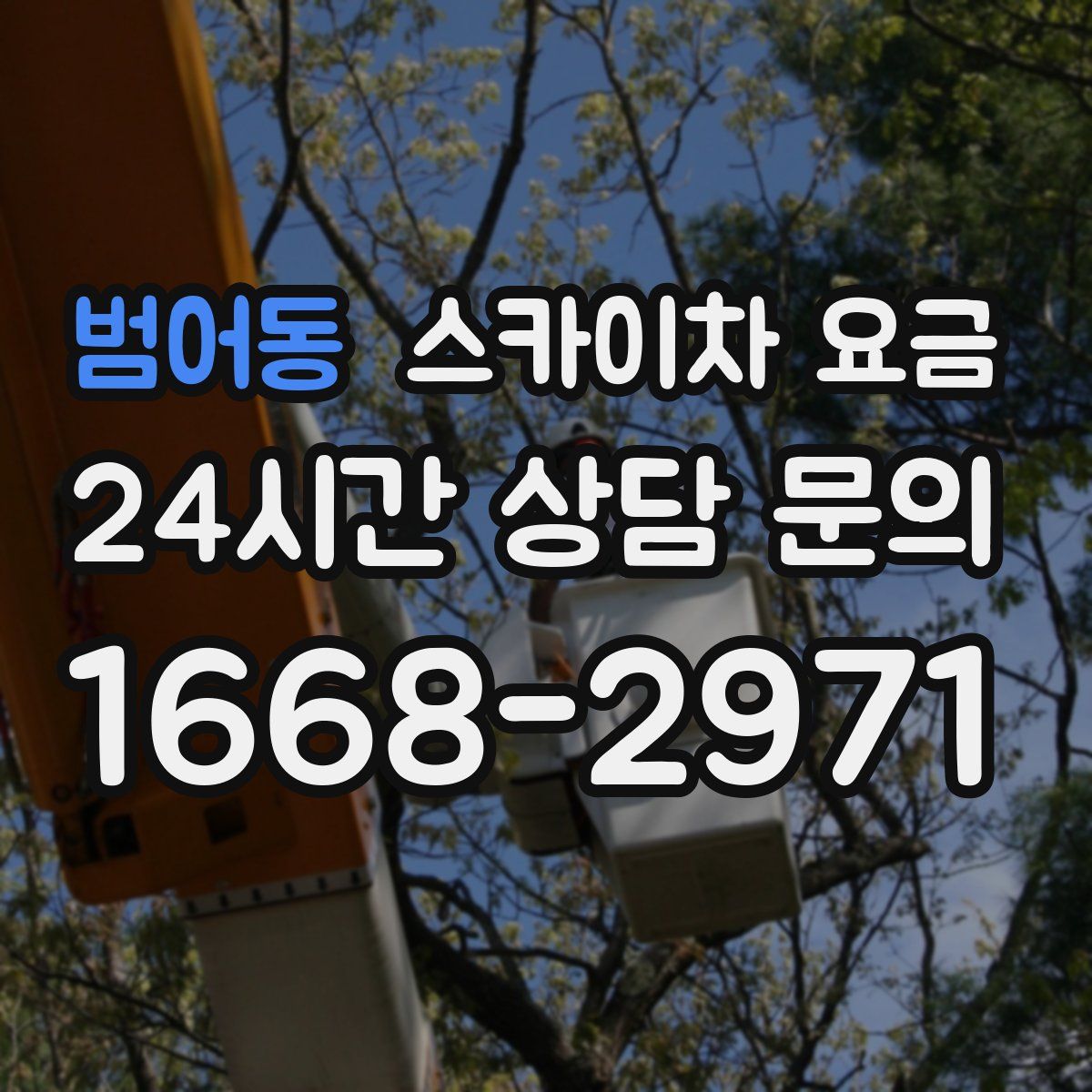 범어동 스카이차 요금