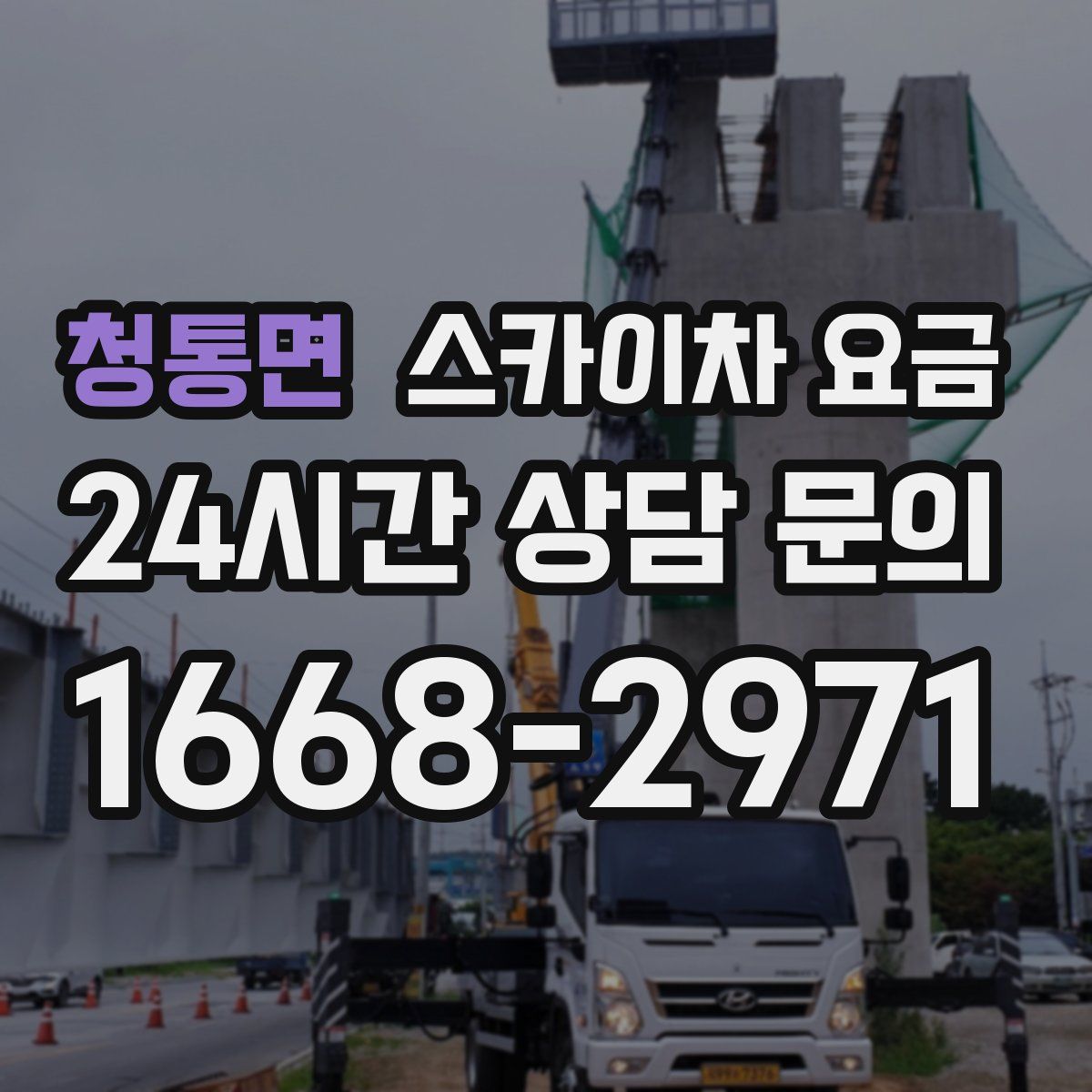 청통면 스카이차 요금