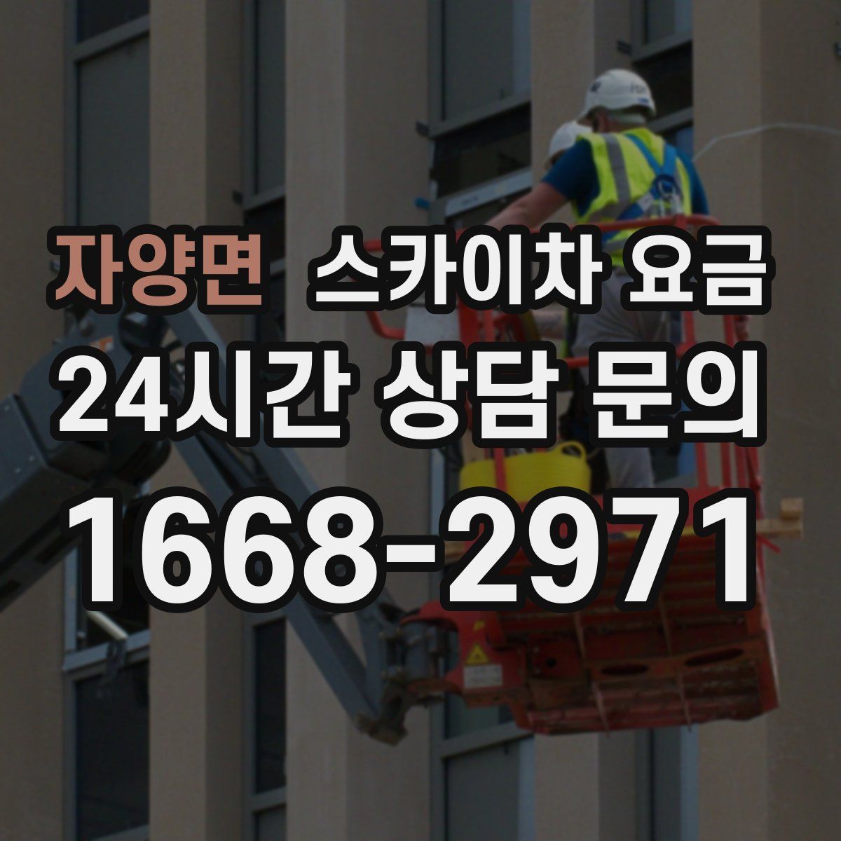 자양면 스카이차 요금