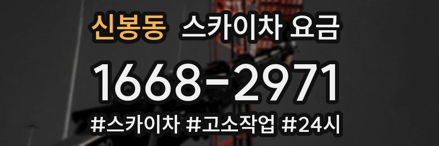 신봉동 스카이차 요금