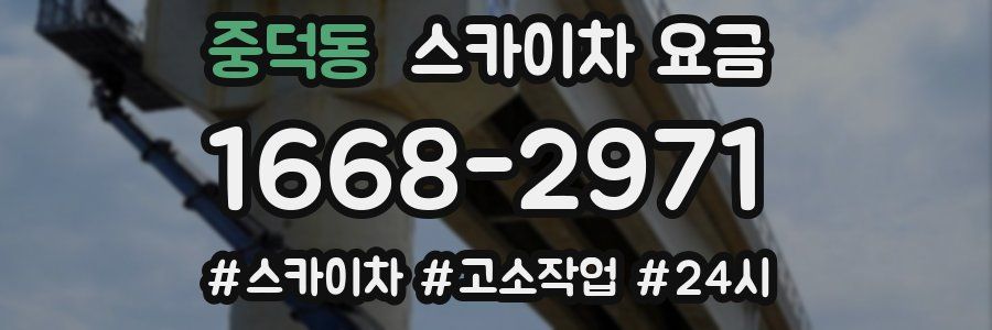 중덕동 스카이차 요금