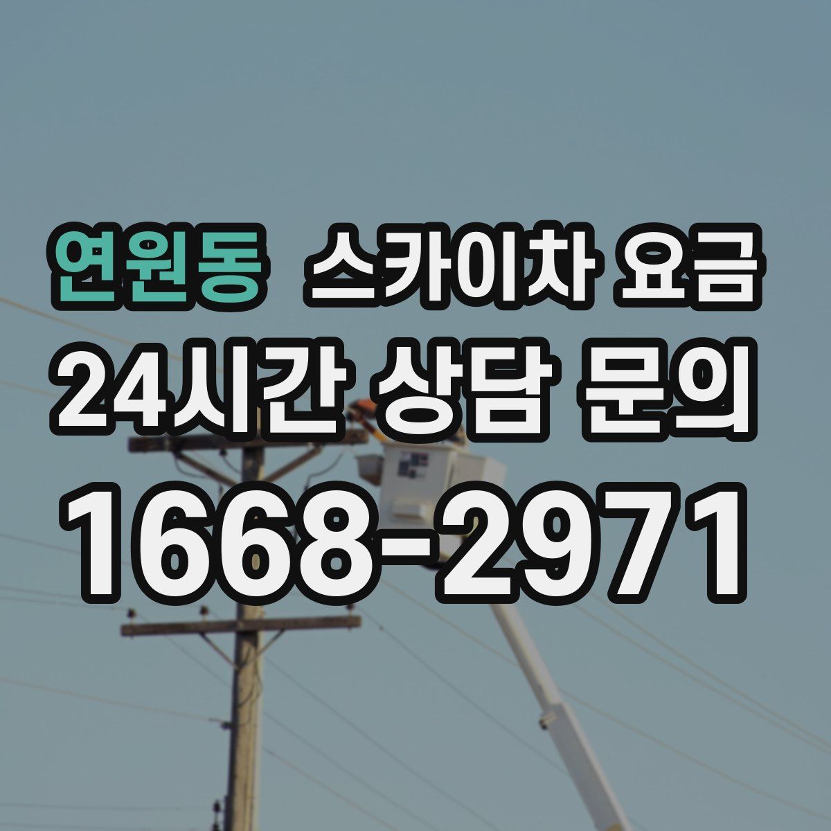 연원동 스카이차 요금