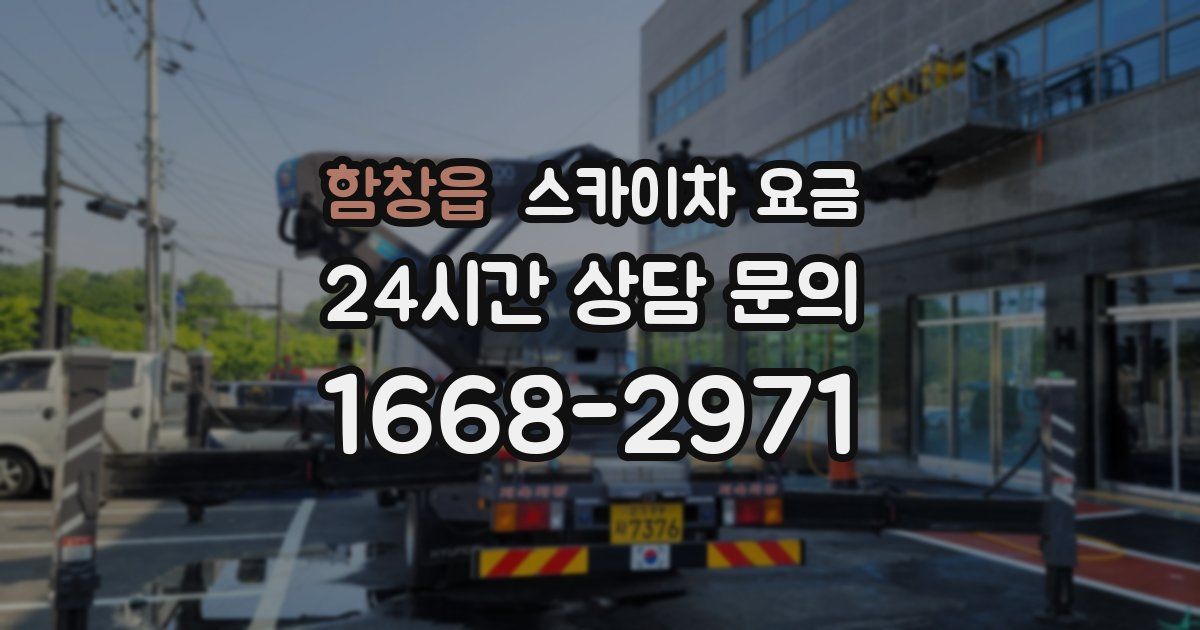 함창읍 스카이차 요금