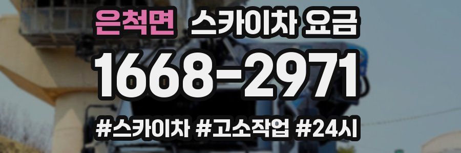 은척면 스카이차 요금