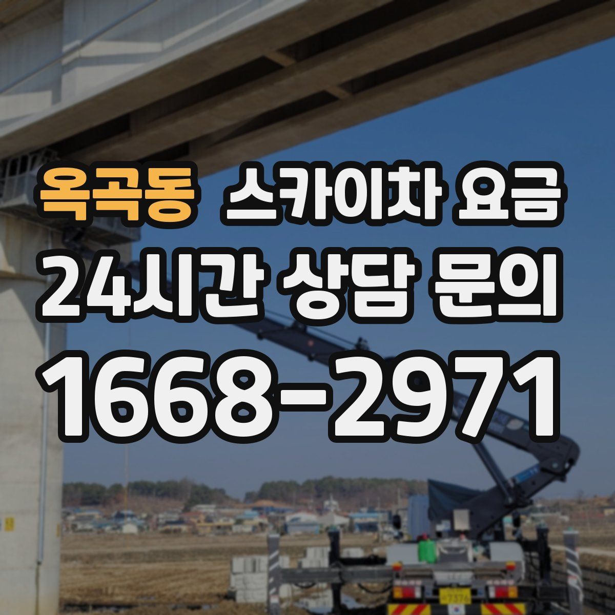 옥곡동 스카이차 요금