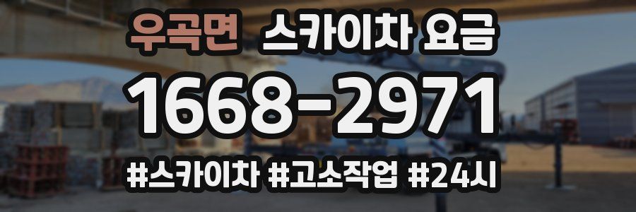 우곡면 스카이차 요금