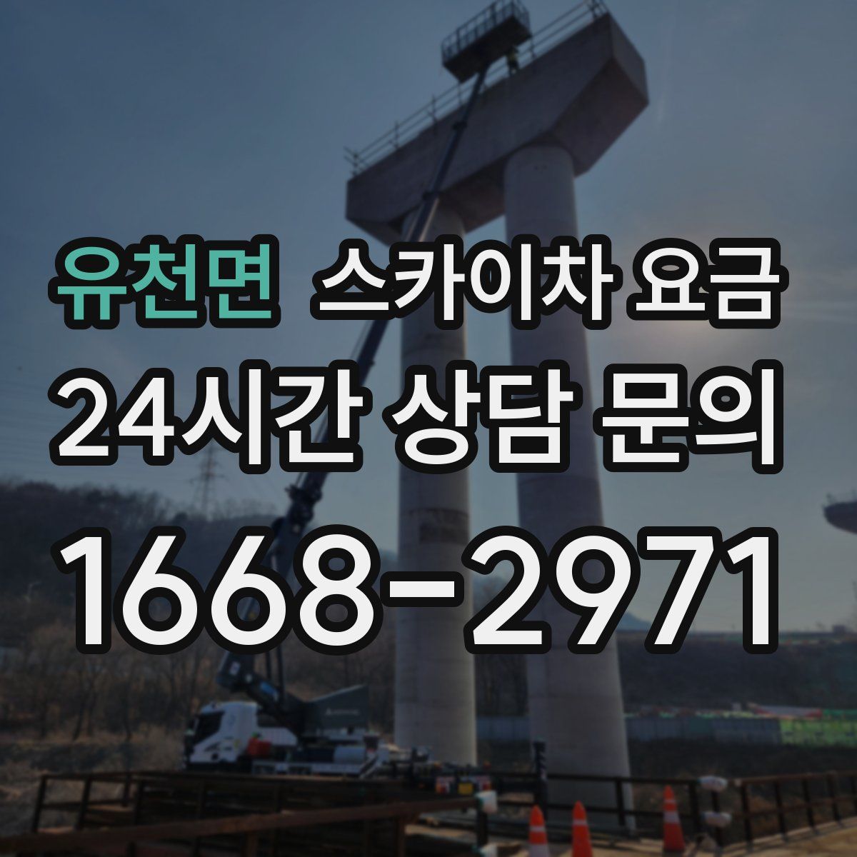 유천면 스카이차 요금