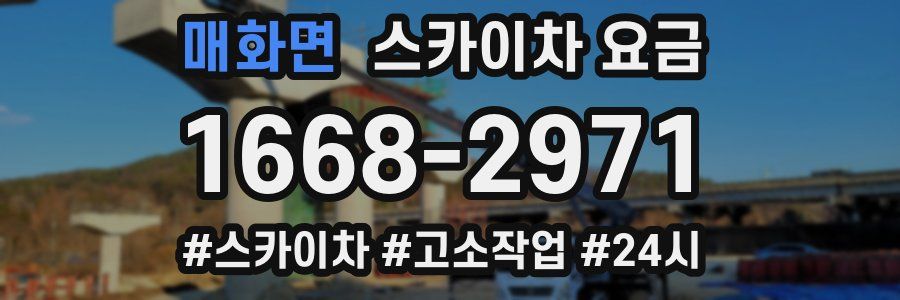 매화면 스카이차 요금