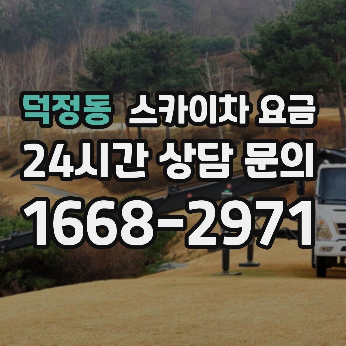 덕정동 스카이차 요금