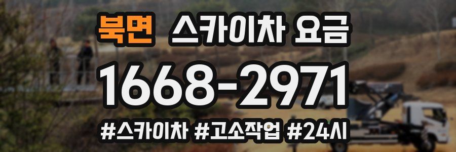 북면 스카이차 요금