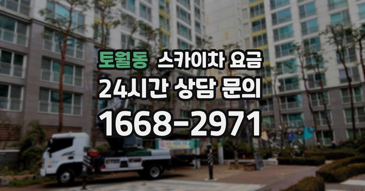 토월동 스카이차 요금