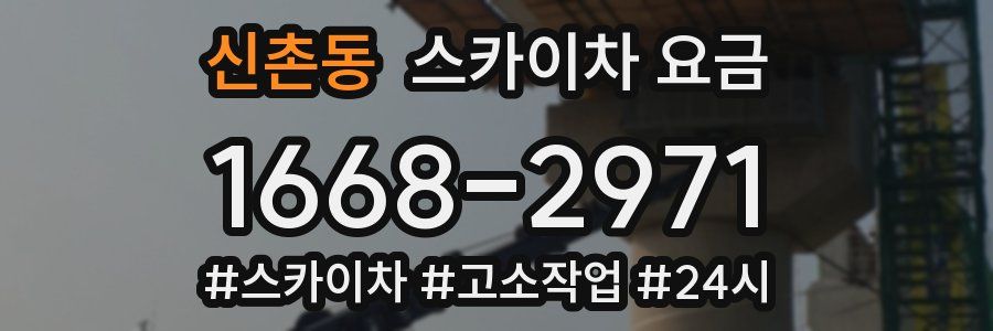 신촌동 스카이차 요금