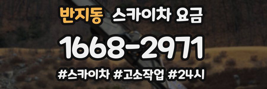 반지동 스카이차 요금