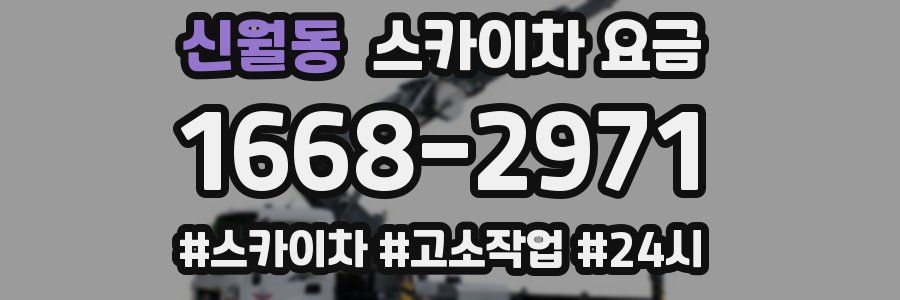 신월동 스카이차 요금