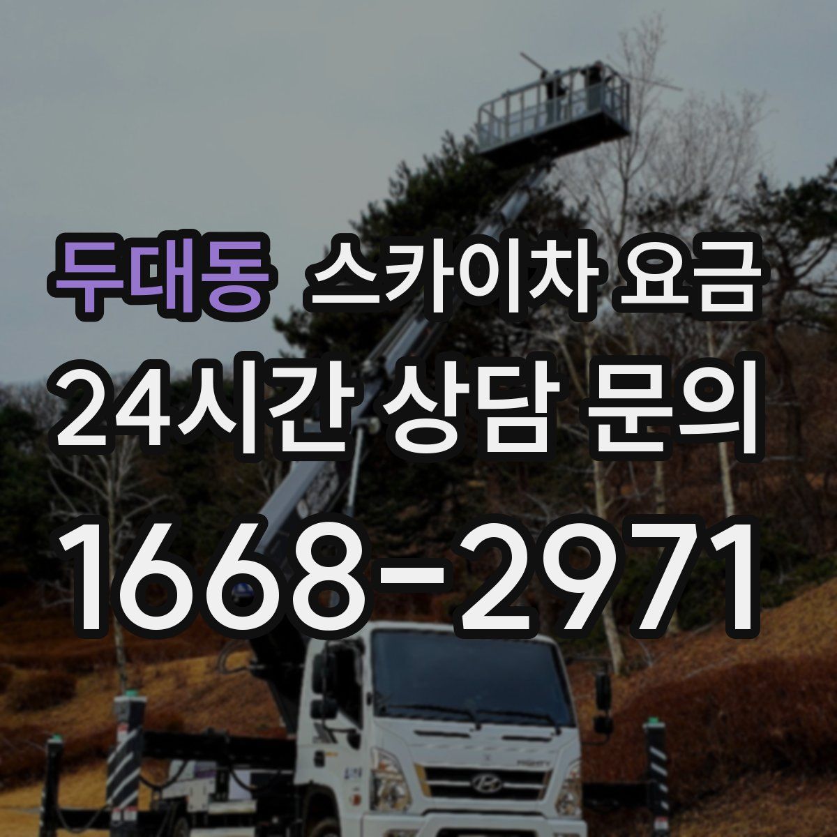 두대동 스카이차 요금