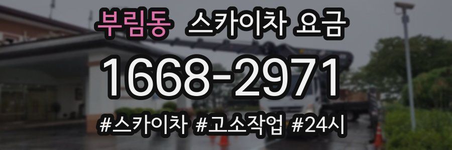 부림동 스카이차 요금