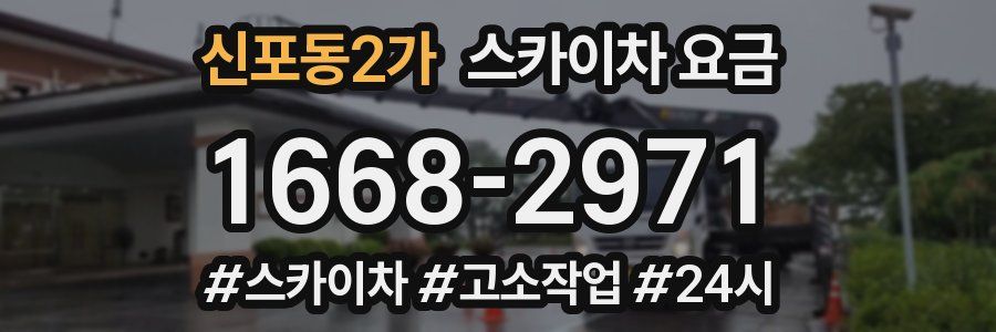 신포동2가 스카이차 요금