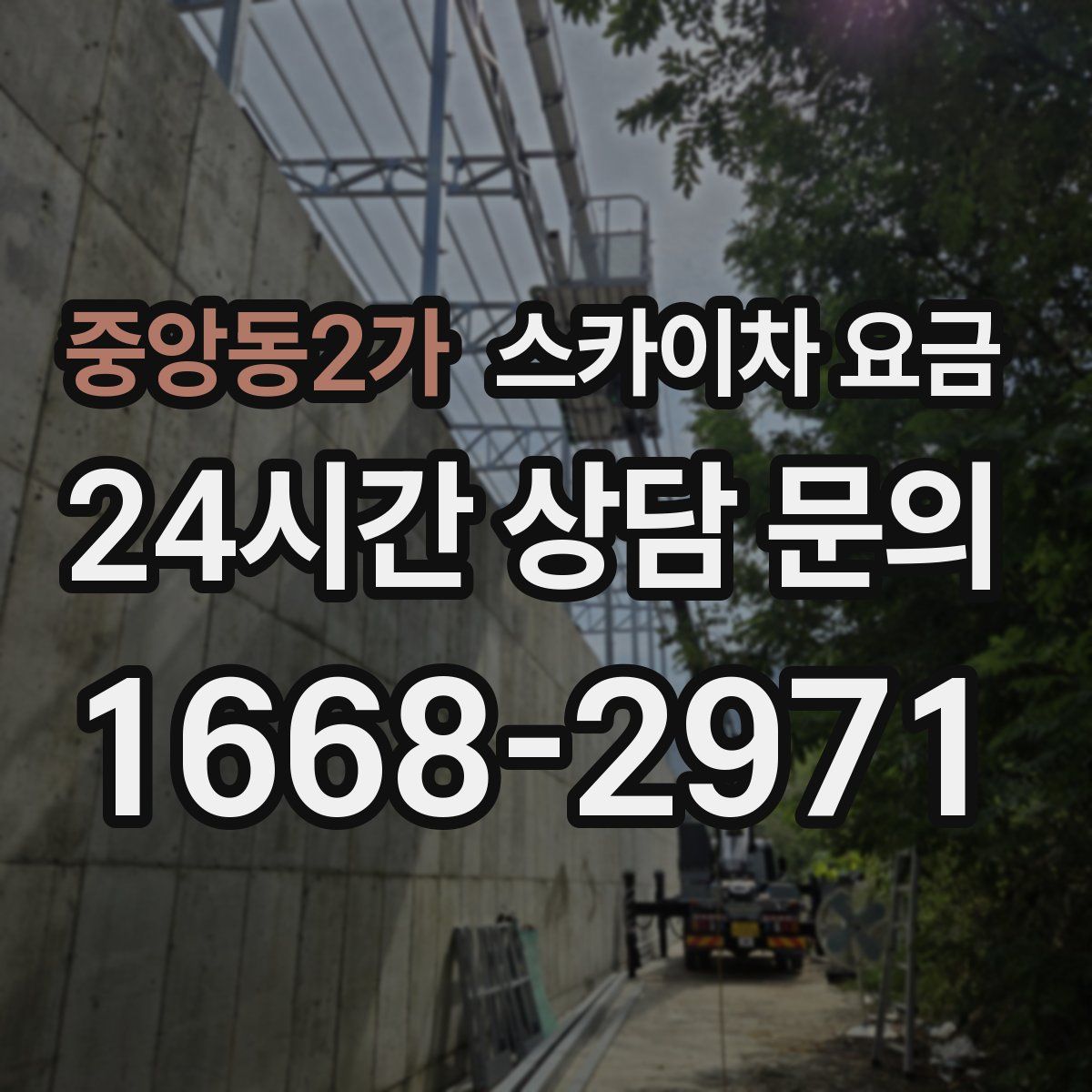 중앙동2가 스카이차 요금