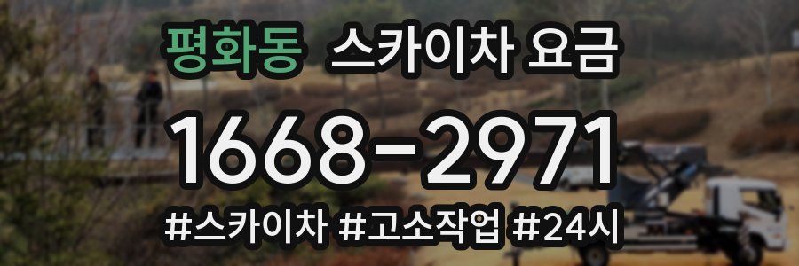 평화동 스카이차 요금