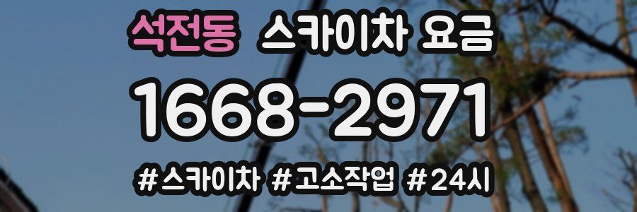 석전동 스카이차 요금