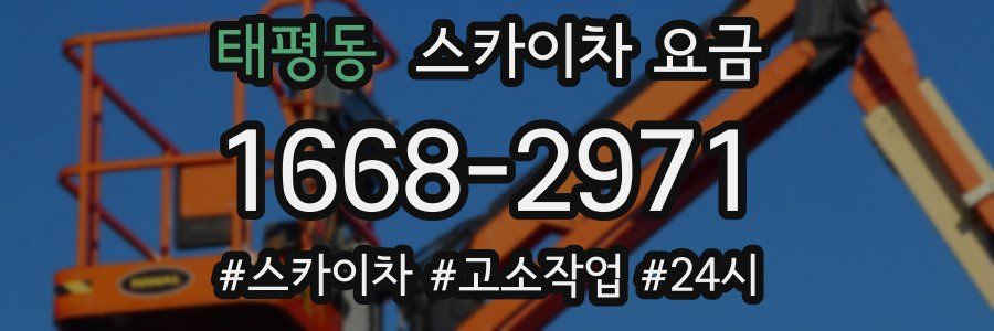 태평동 스카이차 요금