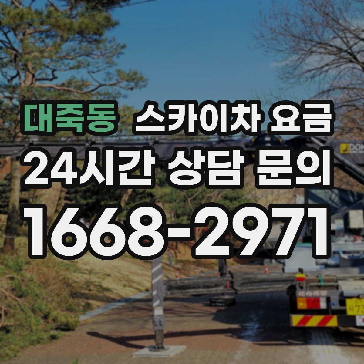 대죽동 스카이차 요금