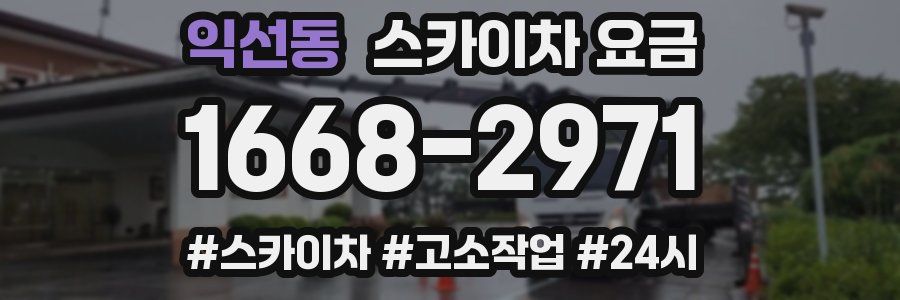 익선동 스카이차 요금