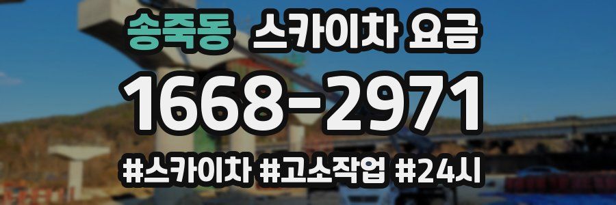 송죽동 스카이차 요금