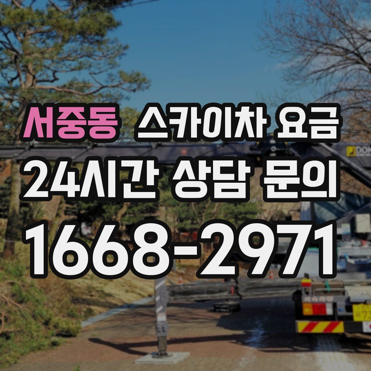 서중동 스카이차 요금