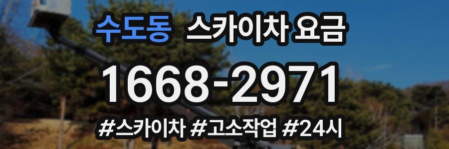 수도동 스카이차 요금