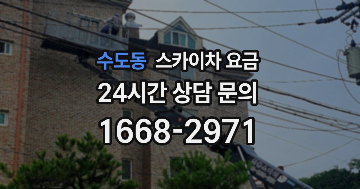 수도동 스카이차 요금