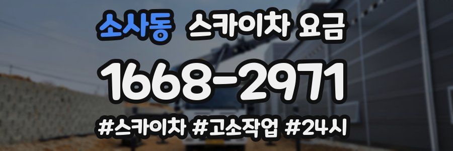 소사동 스카이차 요금